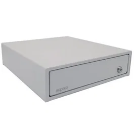 Approx Cajón portamonedas AppCash33WH Manual y Automático Blanco para efectivo